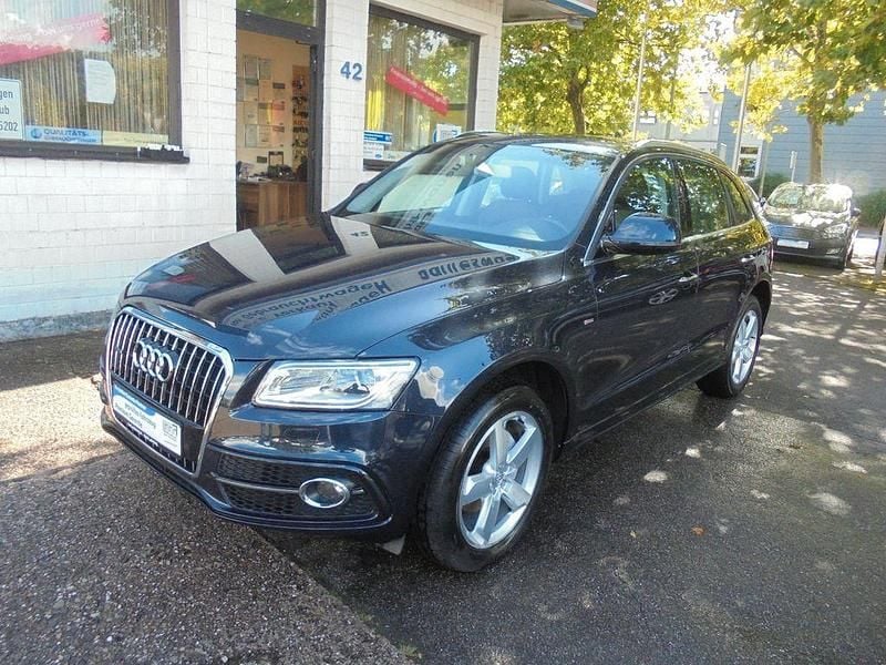 Blau Gebraucht 2016 Audi Q5 S-Line SUV | 15.950 € (Superpreis) - Bild 1/4