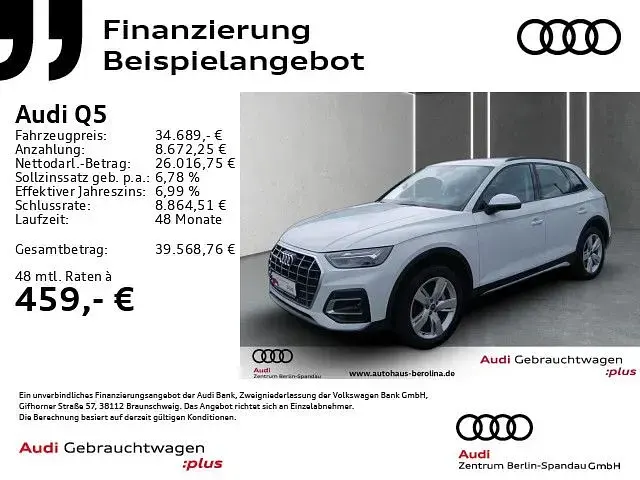Gebraucht Audi Q5 Advanced Plus 299 PS (219 kW) 2023 Weiß SUV