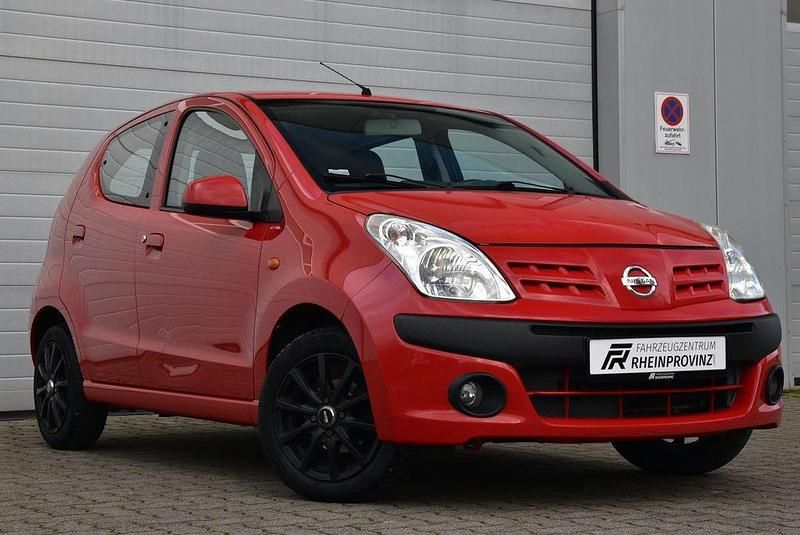 Rot Gebraucht 2009 Nissan Pixo Acenta Kleinwagen | 3.499 € (Etwas zu teuer) - Bild 1/4