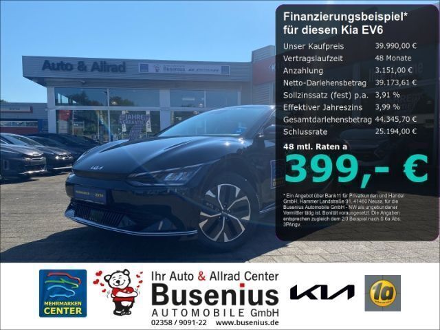 B4u) gravity blau met (blau Gebraucht 2023 Kia EV6 Air SUV | 39.990 € (Teuer) - Bild 1/4