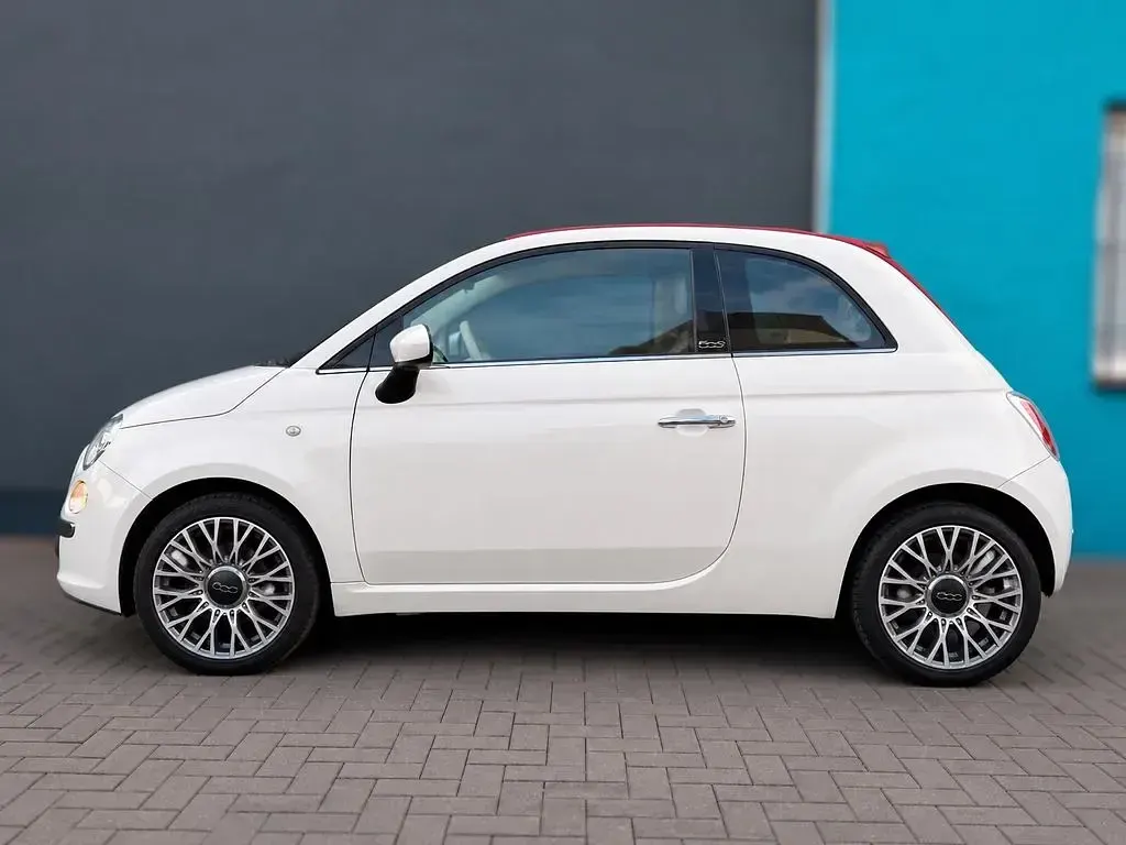 Używany Fiat 500C 69 KM (50 kW) 2013 Biały Kabriolet