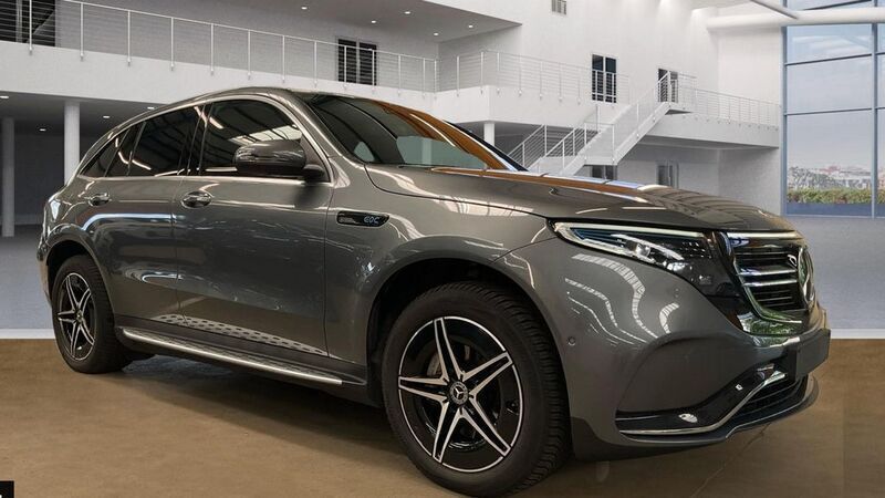 Grau Gebraucht 2021 Mercedes EQC400 AMG SUV | 36.950 € (Fairer Preis) - Bild 1/4