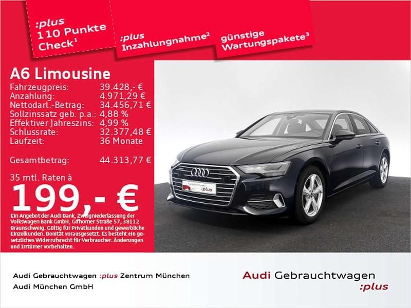 Firmamentblau metallic Gebraucht 2023 Audi A6 Sport Limousine | 39.428 € (Guter Preis) - Bild 1/1