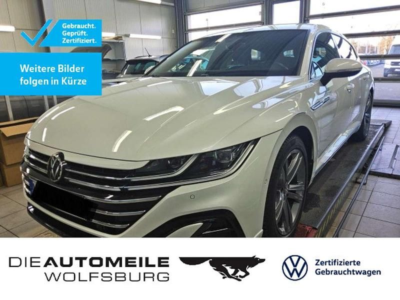 Gebraucht VW Arteon R-line 190 PS (139 kW) 2022 Oryxweiß perlmutteffekt (metallic) Kombi