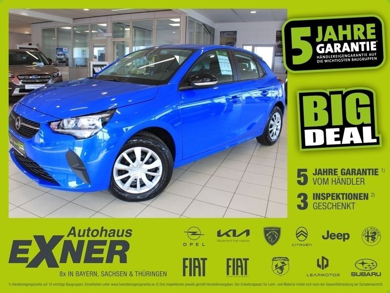 Perl blau Gebraucht 2022 Opel Corsa Edition Kleinwagen | 11.990 € (Guter Preis) - Bild 1/4