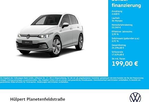 Gebraucht VW Golf VIII Style 131 PS (96 kW) 2024 Pure white Limousine
