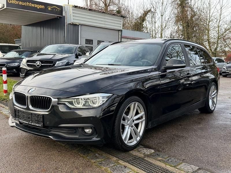 Schwarz ii/bonnet fluid black Gebraucht 2018 BMW 320 Advantage Kombi | 12.700 € (Guter Preis) - Bild 1/4