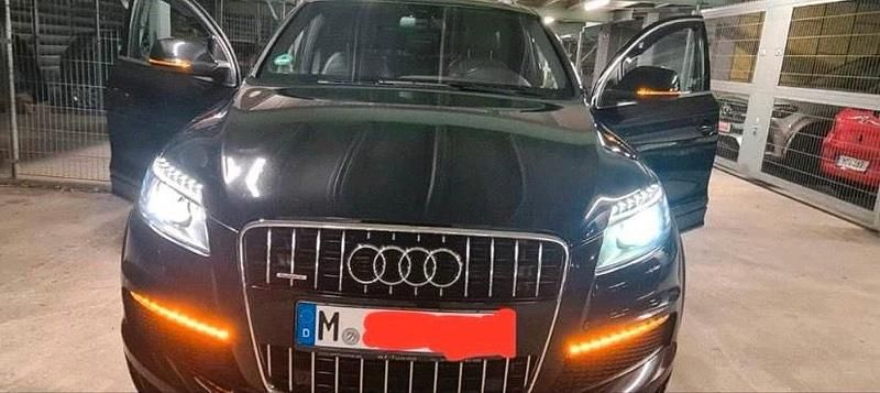 Schwarz Gebraucht 2009 Audi Q7 S-Line SUV | 13.999 € (Teuer) - Bild 1/4