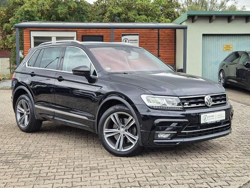 Schwarz Gebraucht 2019 VW Tiguan R-line SUV | 24.680 € (Superpreis) - Bild 1/4