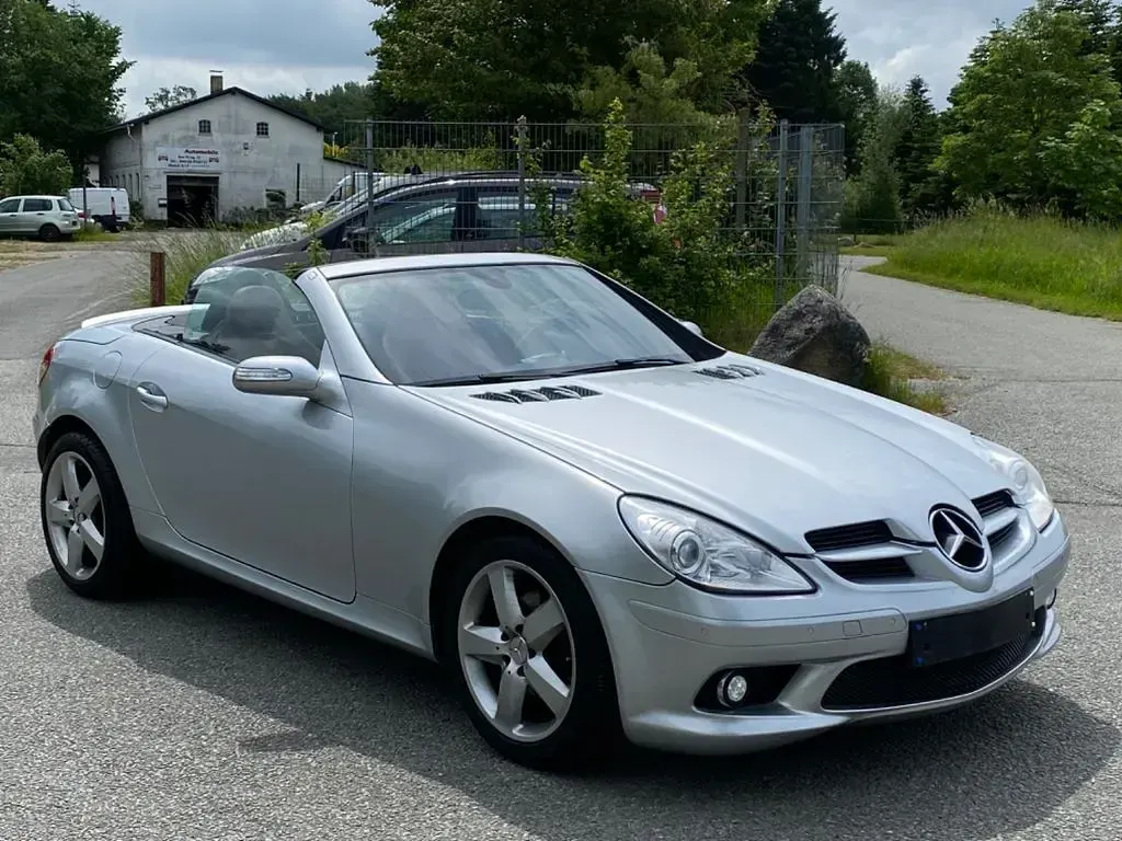 Gebraucht Mercedes SLK200 163 PS (119 kW) 2005 Silber Cabrio