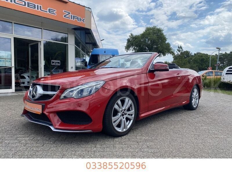 Gebraucht Mercedes E350 AMG line 258 PS (189 kW) 2015 Rot Cabrio