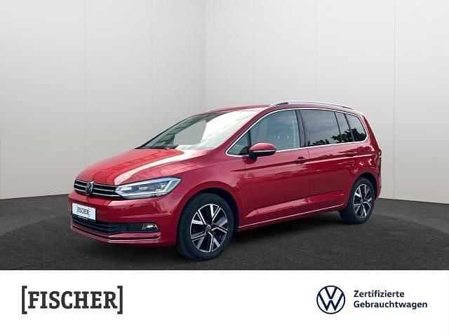 Rot Gebraucht 2021 VW Touran Highline Van / Kleinbus | 23.995 € (Guter Preis) - Bild 1/4