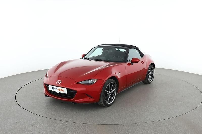 Rot Gebraucht 2016 Mazda MX5 Sports-Line Cabrio | 20.210 € (Fairer Preis) - Bild 1/3