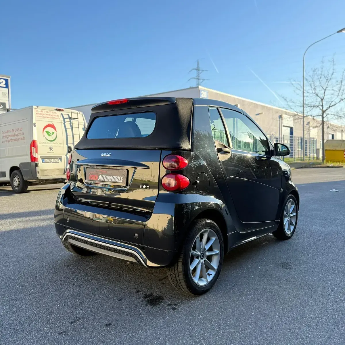 Gebraucht Smart ForTwo Cabrio 71 PS (52 kW) 2012 Schwarz Cabrio