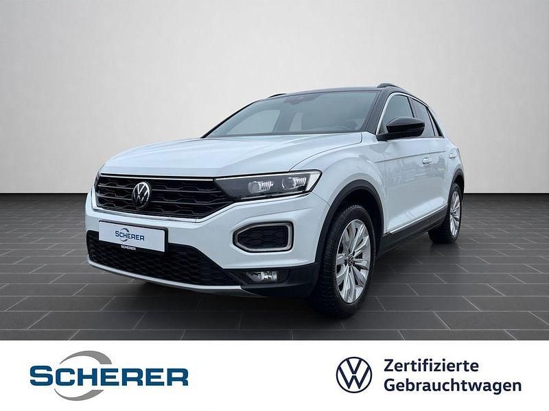 Gebraucht VW T-Roc Pro 150 PS (110 kW) 2021 Pure white schwarz (metallic) SUV