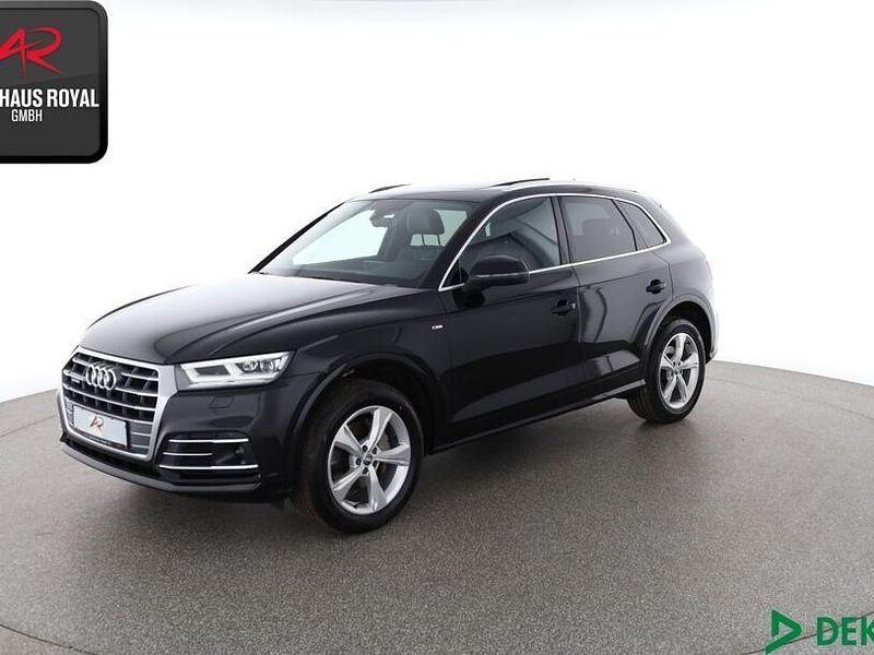Schwarz (metallic) Gebraucht 2019 Audi Q5 S-Line SUV | 30.880 € (Guter Preis) - Bild 1/4