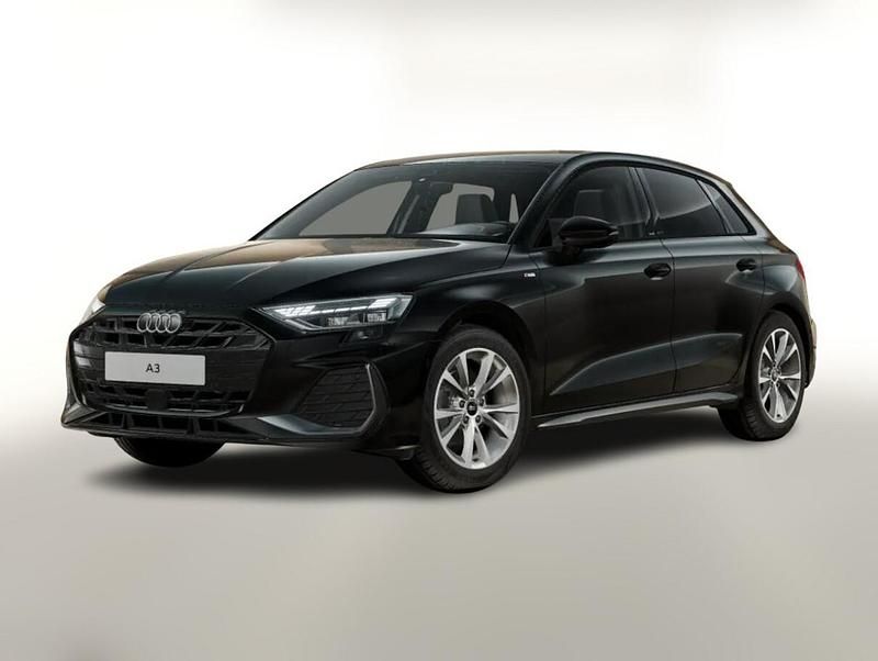 Schwarz Neu 2025 Audi A3 Sportback S-Line Limousine | 36.988 € (Superpreis) - Bild 1/4