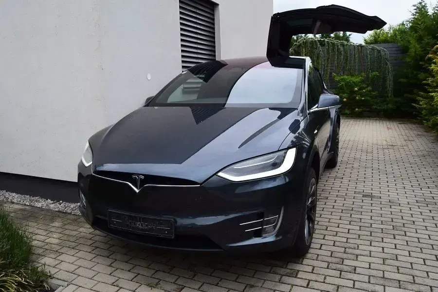 Gebraucht Tesla Model X 386 kW (525 PS) 2018 Grau SUV