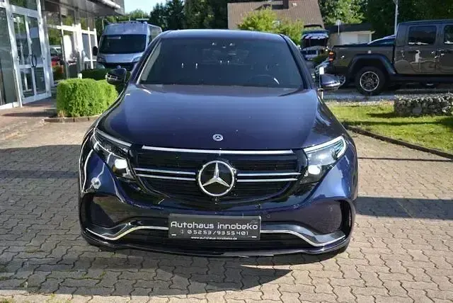 Gebraucht Mercedes EQC400 AMG line 300 kW (408 PS) 2020 Cavansitblau  metallic paint SUV