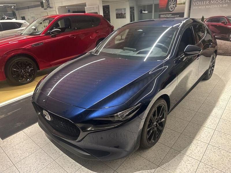 Neu Mazda 3 Exclusive-Line 186 PS (136 kW) 2025 Deep crystal blue Limousine