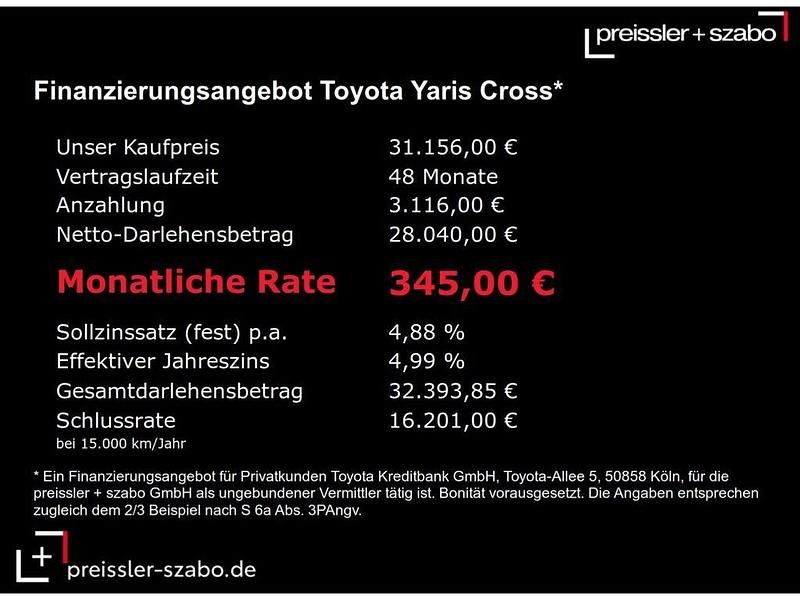 Silber Neu 2025 Toyota Yaris Hybrid Limousine | 31.156 € (Etwas zu teuer) - Bild 1/1