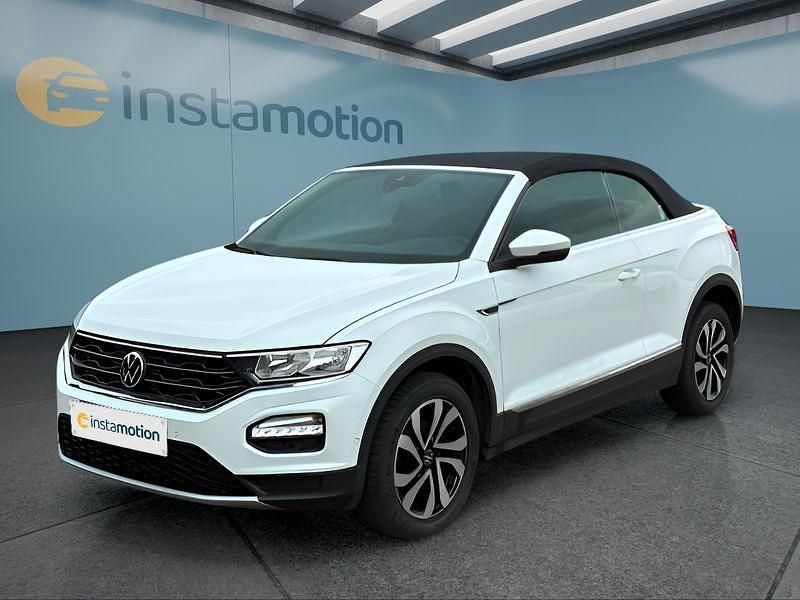 Weiß Gebraucht 2021 VW T-Roc Cabriolet Cabrio | 17.749 € (Guter Preis) - Bild 1/4