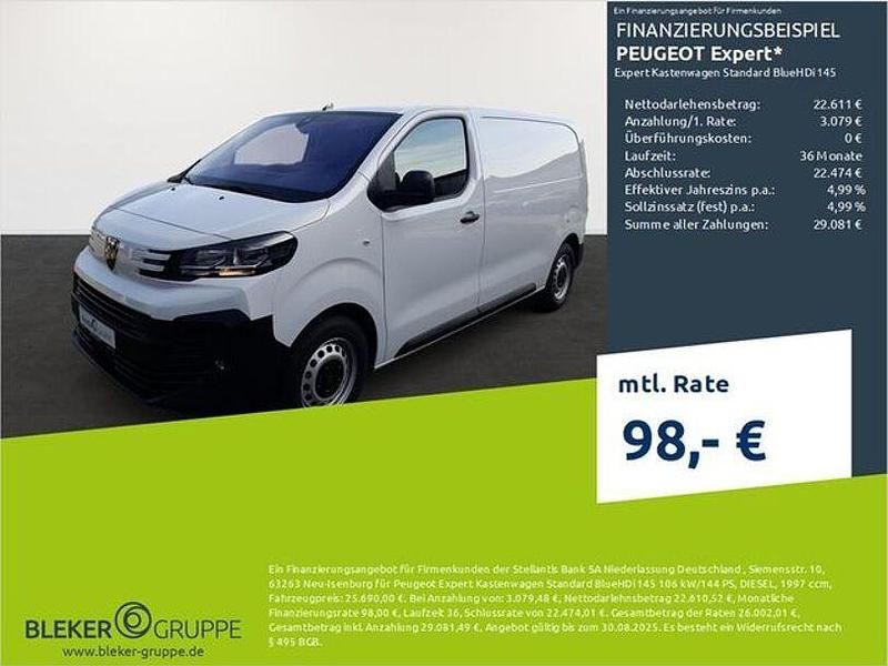 Kaolinweiß Gebraucht 2024 Peugeot Expert Van | 24.980 € (Fairer Preis) - Bild 1/3