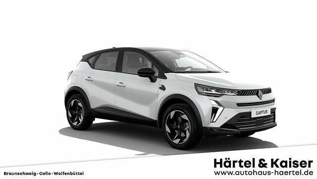 Gebraucht Renault Captur Techno 91 PS (66 kW) 2025 Perlmuttweiß metallic, black pearlschwarz metall (schwarz) SUV