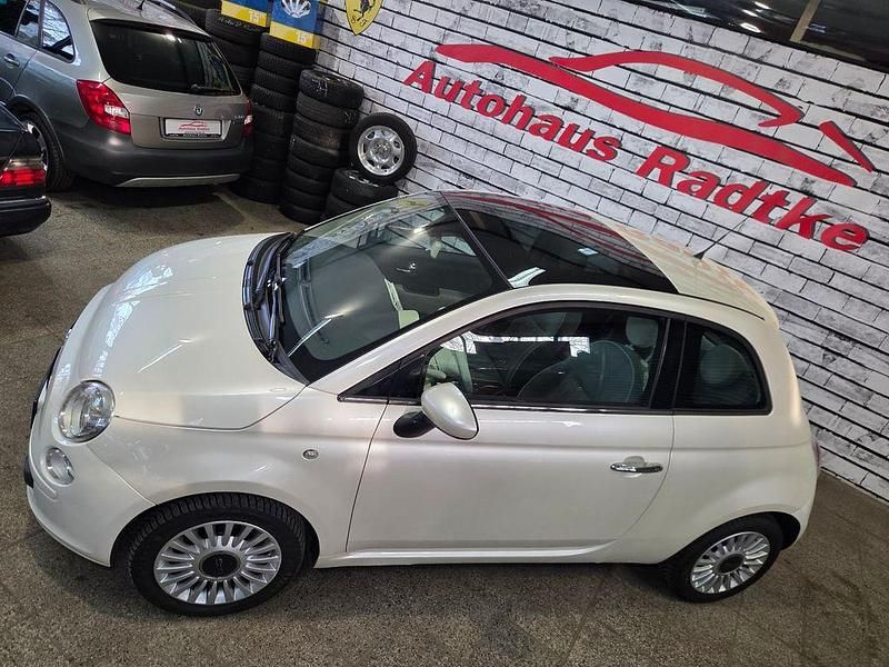 Gebraucht Fiat 500 Lounge 69 PS (50 kW) 2008 Weiß Kleinwagen