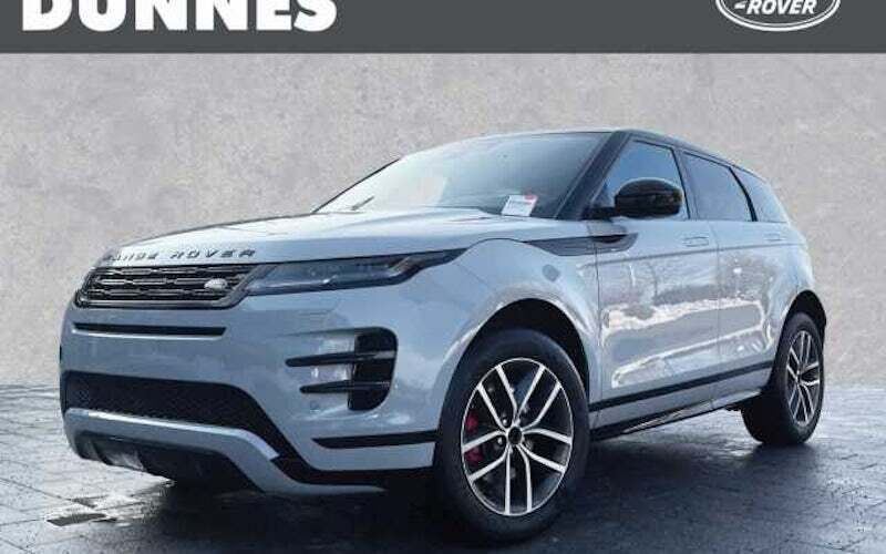 Grau Gebraucht 2024 Land Rover Range Rover evoque SE Dynamic SUV | 56.790 € (Teuer) - Bild 1/4