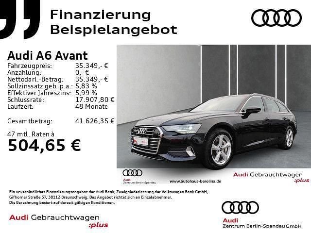 Schwarz Gebraucht 2022 Audi A6 Sport Kombi | 35.349 € (Superpreis) - Bild 1/4