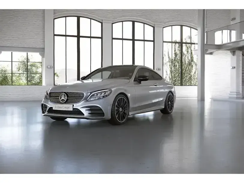 Gebraucht Mercedes C200 AMG 184 PS (135 kW) 2024 Metalliclack hightechsilber Coupé