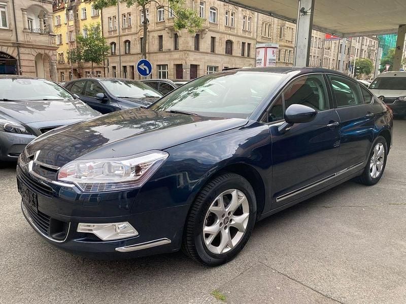 Blau Gebraucht 2009 Citroën C5 Comfort Limousine | 4.990 € (Teuer) - Bild 1/4