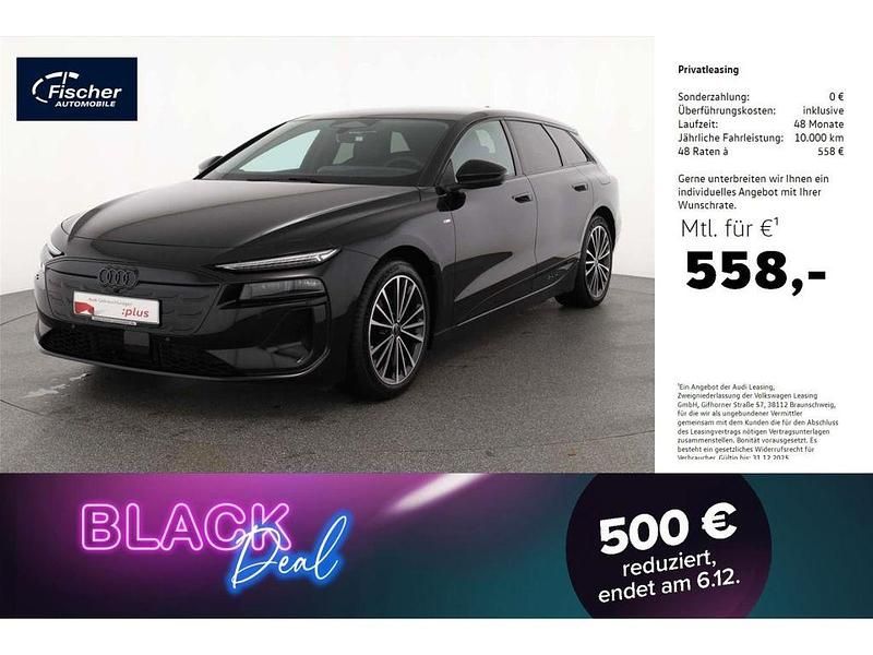 Mythosschwarz metallic Gebraucht 2025 Audi A6 e-tron S-Line Kombi | 62.980 € (Superpreis) - Bild 1/4