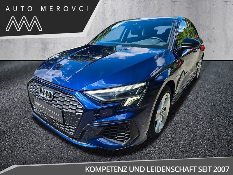 Blau Gebraucht 2022 Audi A3 e-tron S-Line Kleinwagen | 26.395 € (Guter Preis) - Bild 1/4