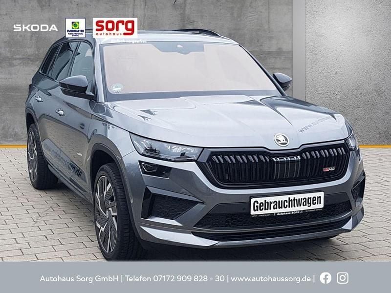 Grau Gebraucht 2024 Skoda Kodiaq RS SUV | 44.990 € (Superpreis) - Bild 1/4