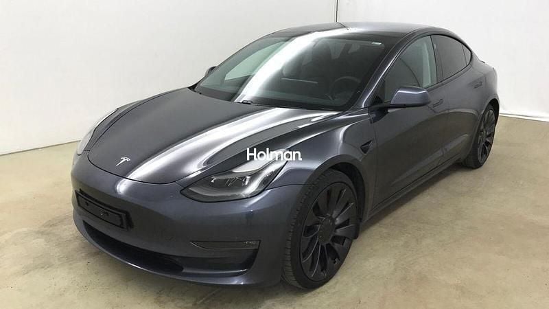 Grau Gebraucht 2021 Tesla Model 3 Performance Limousine | 25.849 € (Superpreis) - Bild 1/4