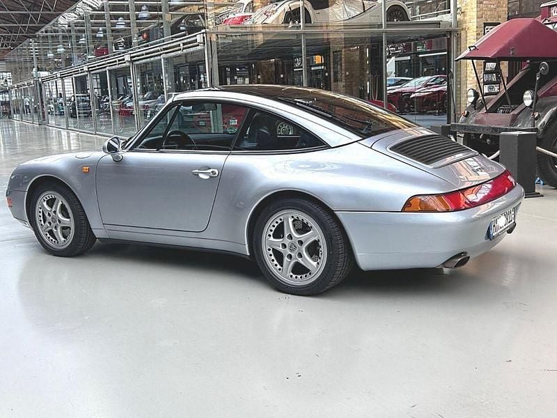 Polarsilbermet. Gebraucht 1997 Porsche 993 Cabrio | 69.800 € (Guter Preis) - Bild 1/4