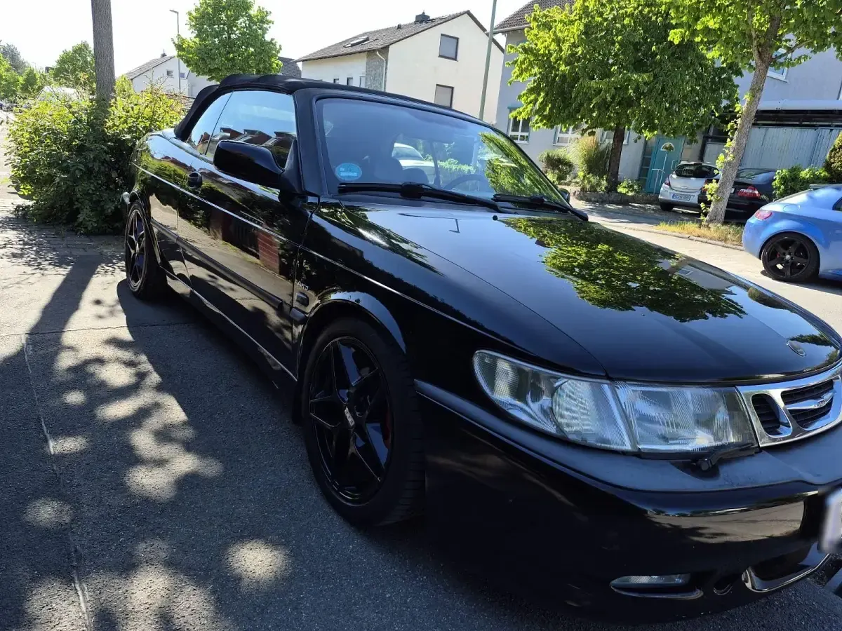 Gebraucht Saab 9-3 Cabriolet 230 PS (169 kW) 2001 Schwarz Cabrio