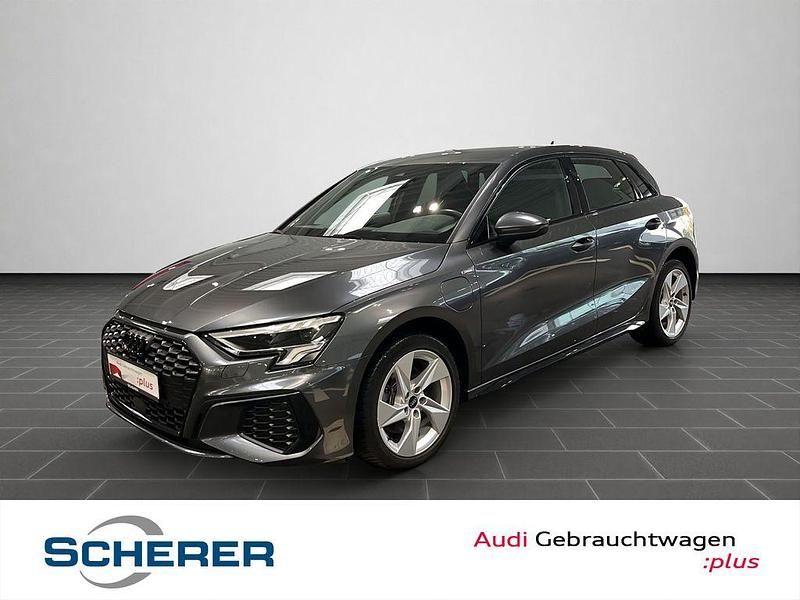 Daytonagrau perleffekt (metallic) Gebraucht 2022 Audi A3 Sportback e-tron Advanced Kleinwagen | 28.490 € (Fairer Preis) - Bild 1/4
