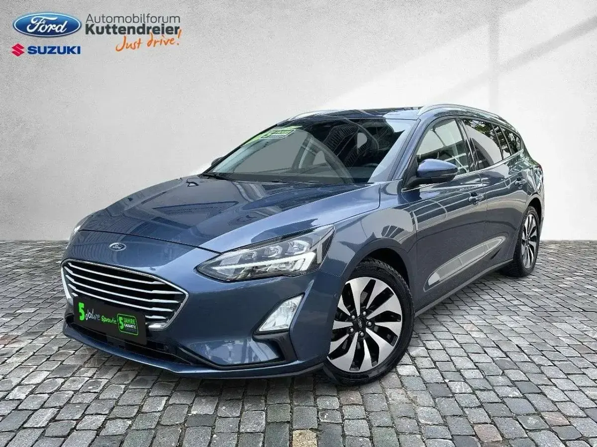 Gebraucht Ford Focus Cool & Connect 125 PS (91 kW) 2020 Chromablau metallic Kombi