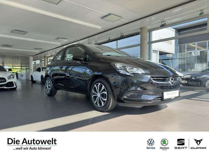 Onyx schwarz Gebraucht 2018 Opel Corsa Edition Limousine | 8.980 € (Fairer Preis) - Bild 1/4