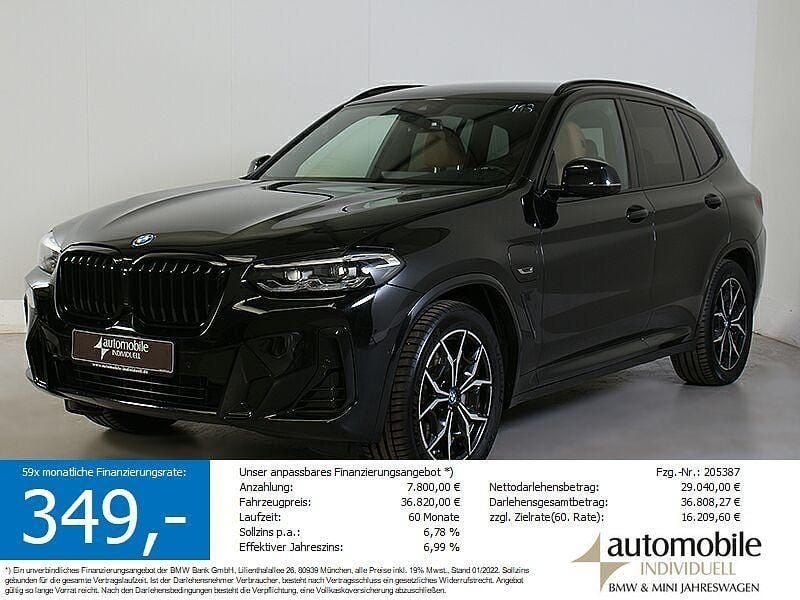 Saphirschwarz met. Gebraucht 2022 BMW X3 M Sport SUV | 36.340 € (Guter Preis) - Bild 1/4