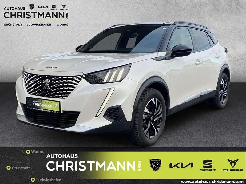 Lack weiss perlglänzend/typ au Gebraucht 2023 Peugeot e-2008 GT SUV | 23.990 € (Etwas zu teuer) - Bild 1/4