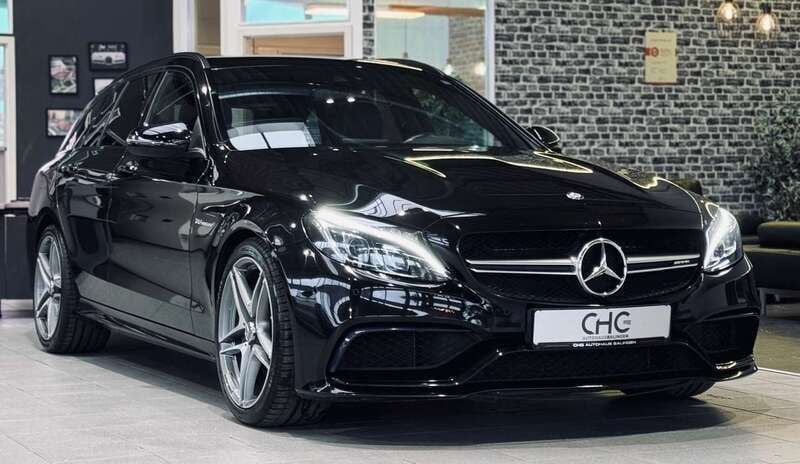 Obsidianschwarz lack Gebraucht 2016 Mercedes C63 AMG AMG Kombi | 42.990 € (Guter Preis) - Bild 1/4