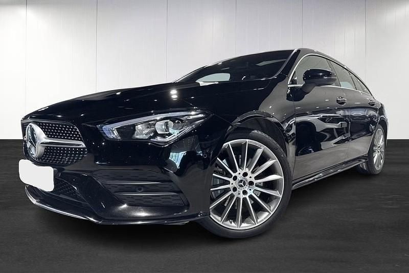 Nachtschwarz unilack Gebraucht 2023 Mercedes CLA250e AMG line Limousine | 29.900 € (Fairer Preis) - Bild 1/4