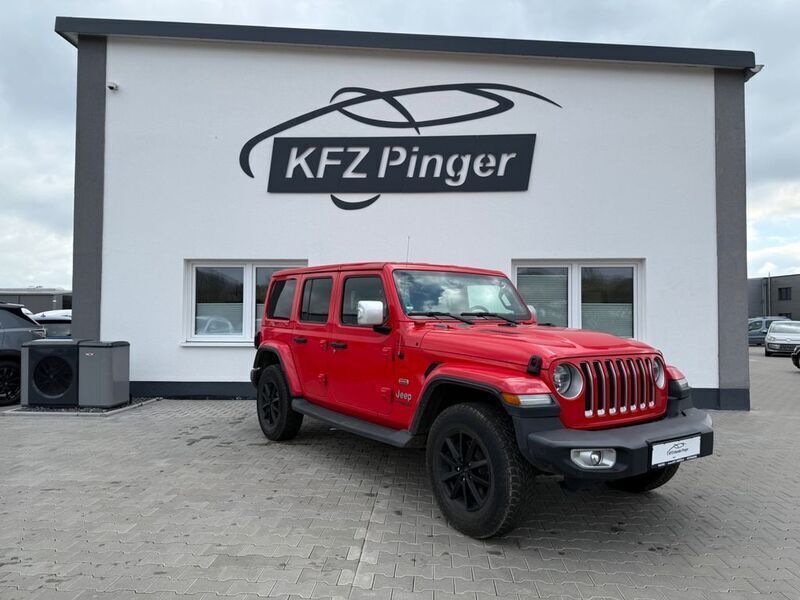 Rot Gebraucht 2018 Jeep Wrangler Unlimited Sahara SUV | 35.499 € (Fairer Preis) - Bild 1/4