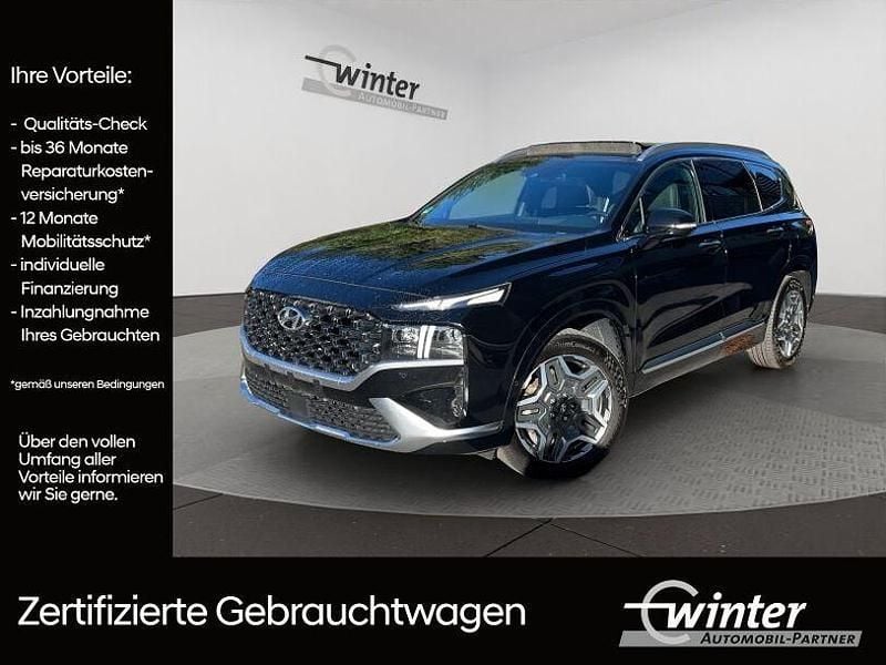 Schwarz Gebraucht 2022 Hyundai Santa Fe Select SUV | 39.850 € (Superpreis) - Bild 1/4