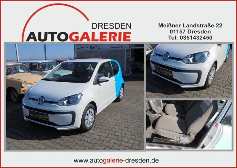 Weiß Gebraucht 2019 VW up! move up! Kleinwagen | 7.999 € (Guter Preis) - Bild 1/4