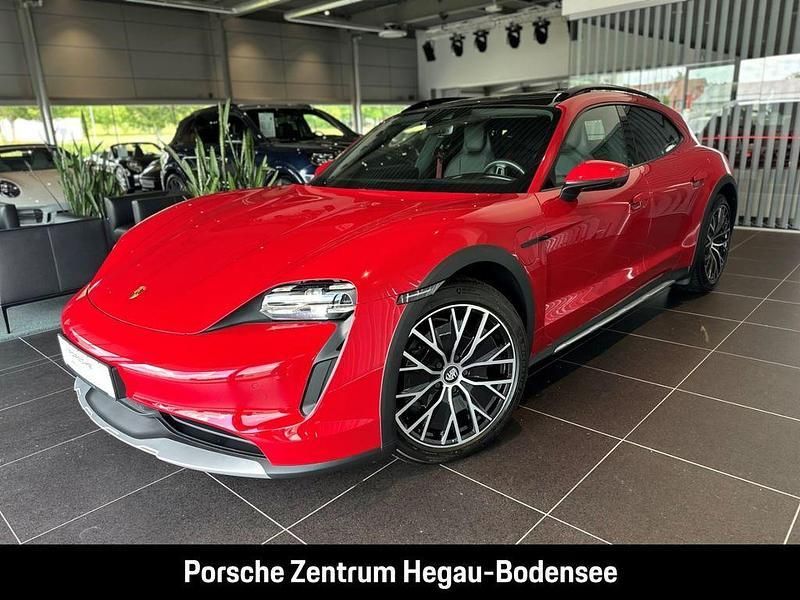Rot Gebraucht 2021 Porsche Taycan Cross Turismo Limousine | 63.900 € (Fairer Preis) - Bild 1/4